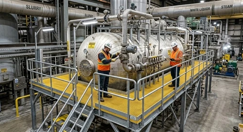 Waarom pulp- en papierfabrieken FRP-roosters gebruiken voor corrosieve en nat...