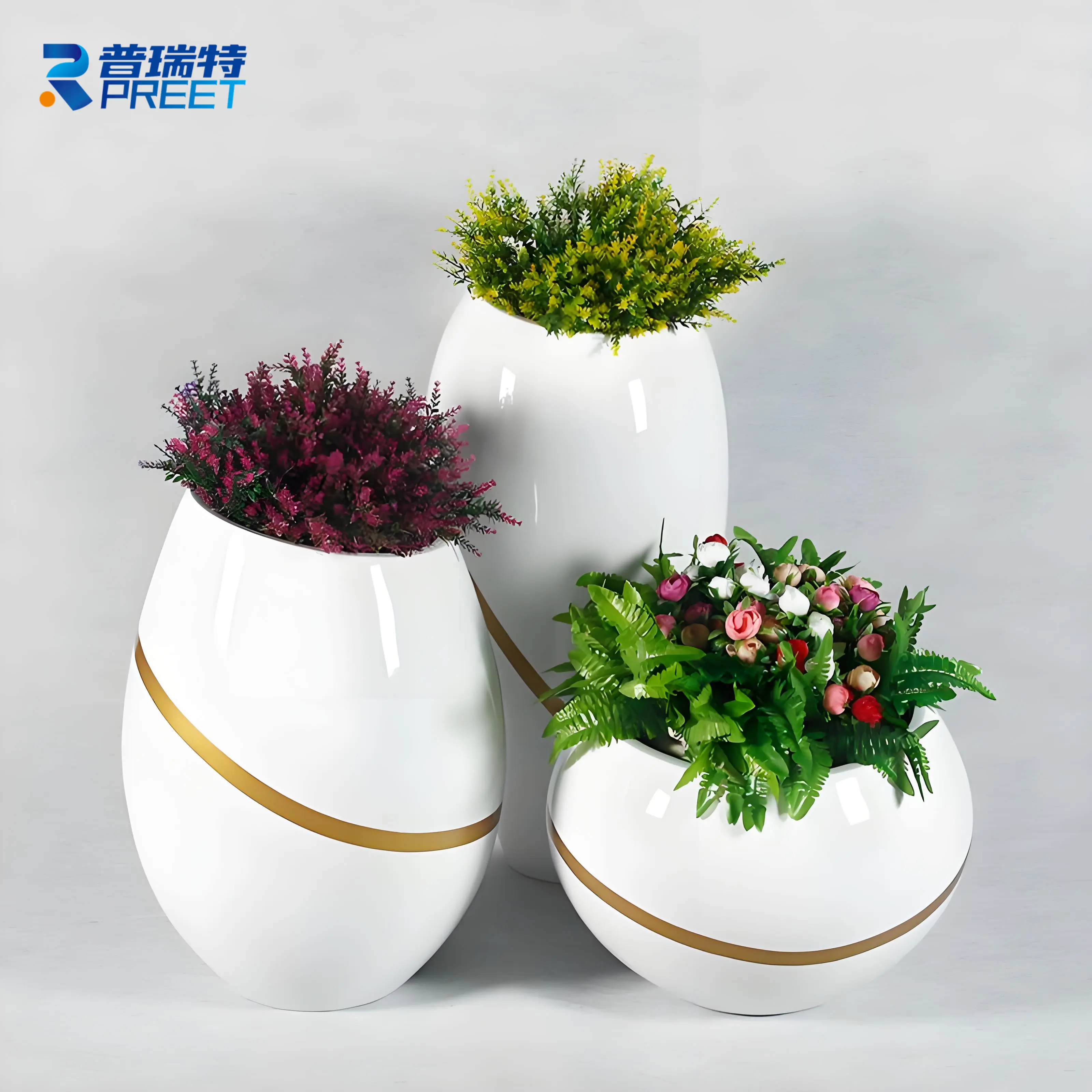 Glasvezel bloemplanter
